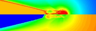 Results of rad-hydro simulations