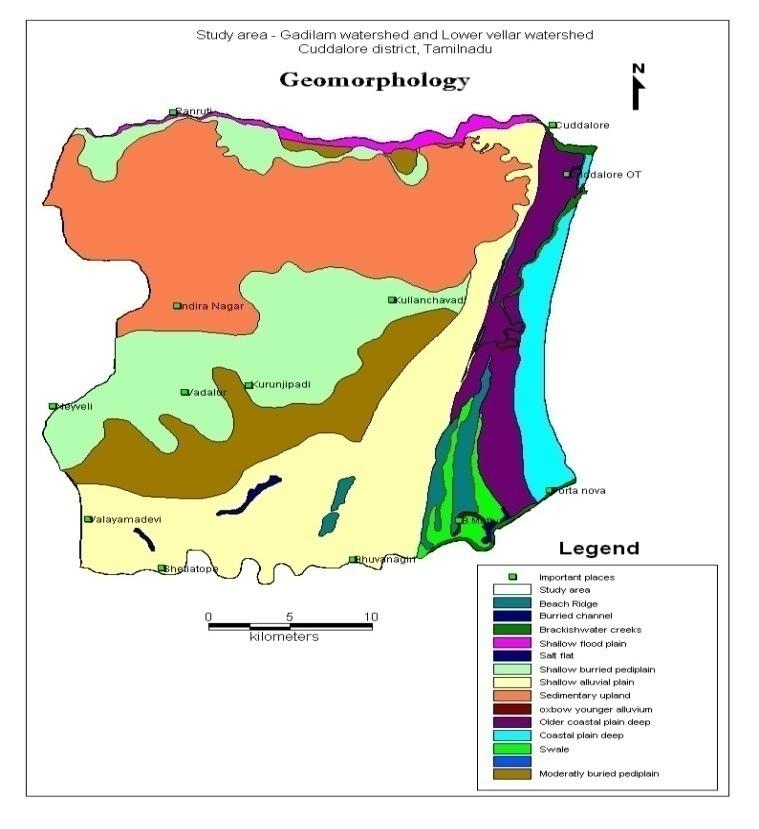 1.4 Geomorphology Geomorphologically, the area is subdivided into four clauses, namely the Tertiary upland, alluvial plain, coastal plain (Figure-3).