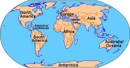 Geomorphology around the world
