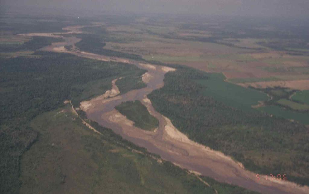 Location where the river left its course (Juan Latino, 1990)