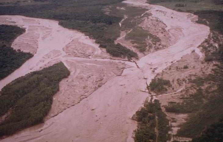 Location where the river left its course (Juan Latino, 1992)