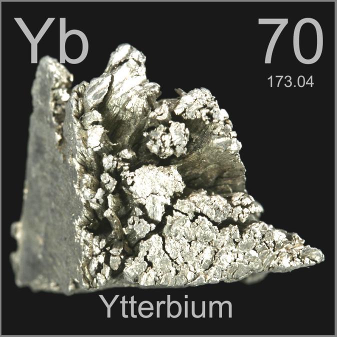 The Ytterbium family Natural Ytterbium comes in seven stable
