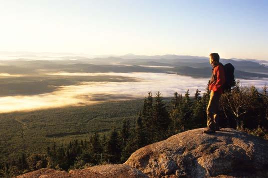 NATURE / OUTDOORS Hiking The Mount Megantic National Park is a wonderful playground for groups.