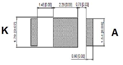 Package Outline Dimensions & Soldering Pattern 1-2 Figure 6. Mechanical Drawing & Soldering Pattern of the 5630 package 1.