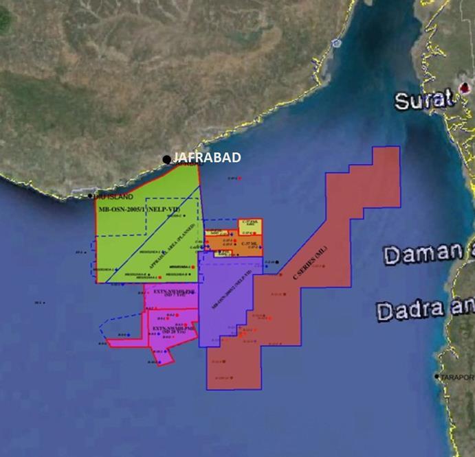 Pre-Feasibility Report Project Details: The Block MB-OSN-2005/1 is a Saurashtra shallow water block situated between GS-OSN- 2003/1(NELP-V) in the west, C-37/C-43 PEL in the east and Saurashtra -
