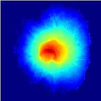 We present the results of a simulation of the massive merger of a 1.1M and a 0.9M carbon-oxygen white dwarf.
