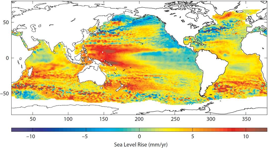 Sea level? ~2-5 mm/year Willis et al.