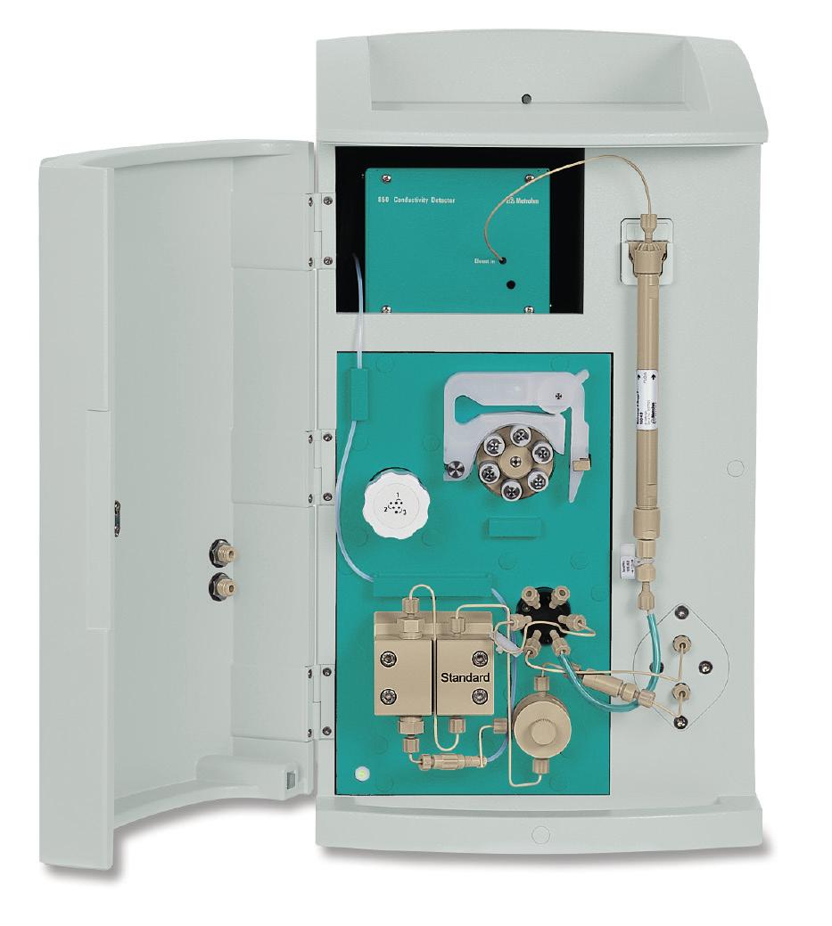 Intelligent ion chromatography even for the smallest Metrohm IC The 883 Basic IC plus has all the intelligent functions of MSM-LC.