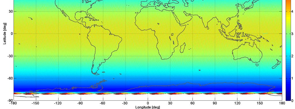 DEIMOS-2 Coverage Analysis Coverage Analysis Mission scenario SSO 14+13/16 ( 620 km), LTAN = 10:30