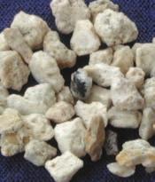 Oolitic: Made of oolites, small round particles made of calcium carbonate 2. Composition: Possible matter found in sedimentary rocks a. Carbonate, test with HCl; examples: calcite and dolomite b.