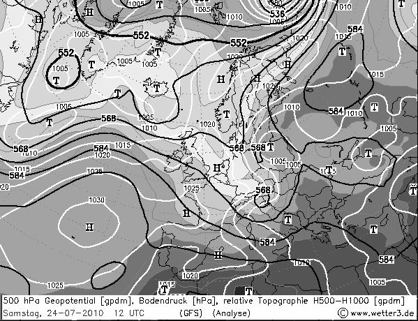 ELZA HAUER,C.NICHITA 3. Results The synoptic situation revealed, at 500 mb level, a dorsal between two troughs, descended from Island Cyclon.