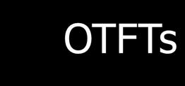 OTFTs OTFTs allows to determine field-effect mobility (µ) µ is an important parameter in organic solar cells OTFTs allow to optimize technological