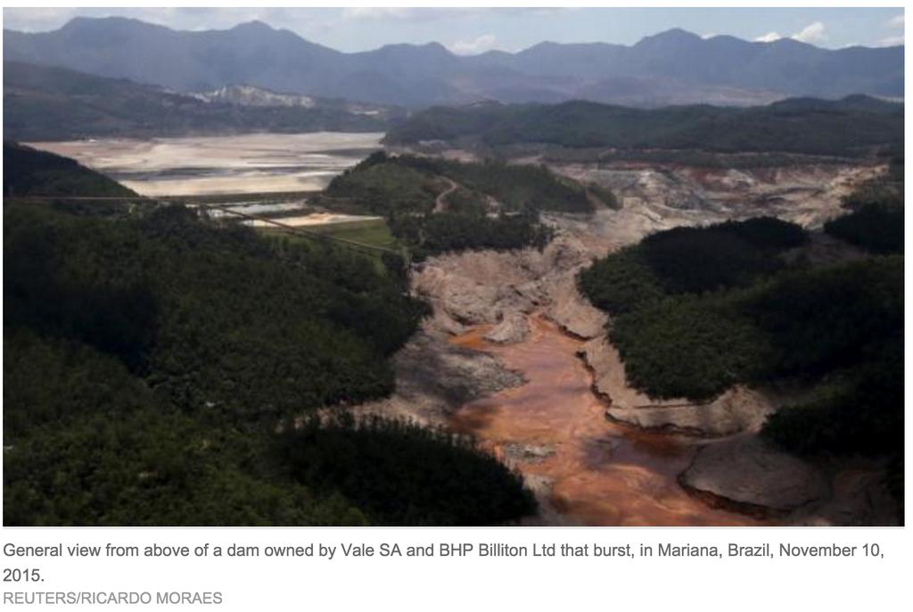 Green Business Sun Nov 15, 2015 9:28am EST Related: ENVIRONMENT, BRAZIL Brazil mining flood could devastate environment for years RIO DOCE, BRAZIL BY STEPHEN EISENHAMMER The collapse of two dams at a