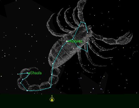 SCORPIUS Scorpius constellation is the brightest constellation in the sky.
