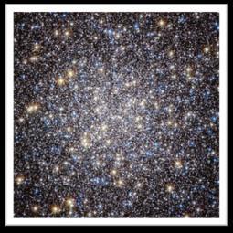 This globular cluster consists of about 300,000 stars, in a sphere approximately 145 light years in diameter and located 22,200 light years distant from our