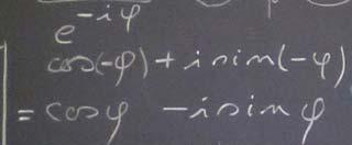 - note that wavefunctions with a negative k have the same real part, but a reversed sign of the imaginary part.