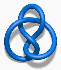 2. GENERALITIES ON HYPERBOLIC MANIFOLDS 57 Figure 12. The figure-eight knot. Its complement in S 3 may be tessellated by two ideal regular tetrahedra. 2.1. Tubes.