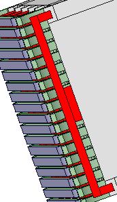 10 Antenna illustrated at different straps thickness The results of the simulation for the first case, 4 cm