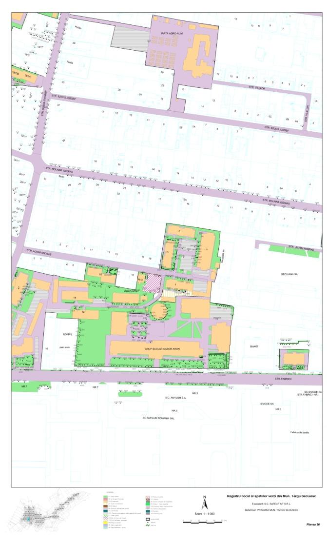 georeferencing of cadastral plans, vectoring of useful data, and GIS specific analyses (Tereşneu, 2006, 2008).