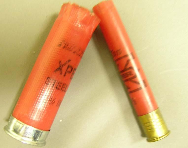 Shotgun shells Come in different gauge shells to fit the correct barrel diameter Different shot