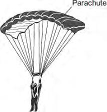 bigger than smaller than The BASE jumper falls with a constant speed when force C is equal to force D.