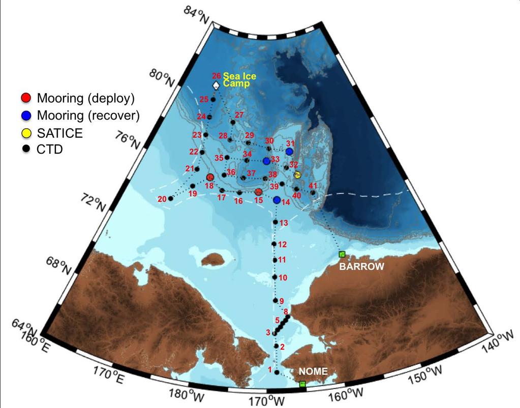 2015 Arctic survey 1 st Leg (ocean and geophysics study) (2015.Aug.1-Aug.