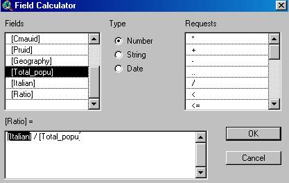 Calculate the new variable Under Field select Calculate Let s calculate the