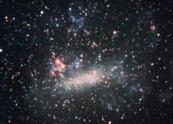 If we are in the southern hemisphere we can see the Large Magellanic Cloud with the naked eye in the