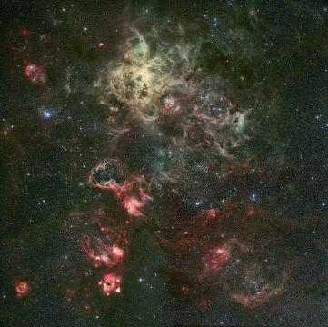 the Large Magellanic Cloud ESO - NTT Hubble image