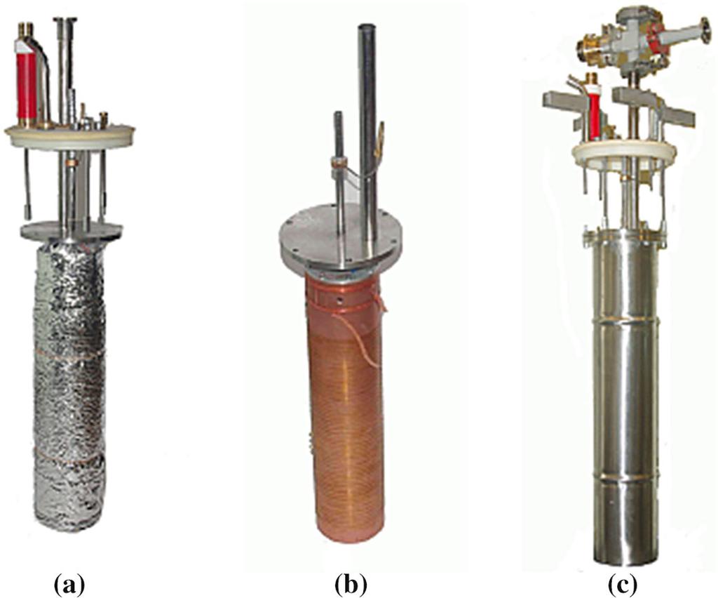 Int J Thermophys (2015) 36:229 239 233 Fig. 3 Argon cell: (a) with super-insulation, (b) with thermal shield, and (c) vacuum housing Fig.