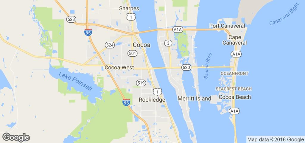 LOCATION MAPS Cocoa Village Mixed Use Income Property 630 Brevard Ave Cocoa, FL 32922 ROB