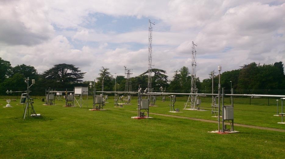 2. University of Reading atmospheric and electrical measurements The Department of Meteorology at the Reading University, UK has made atmospheric measurements, micrometeorological research and