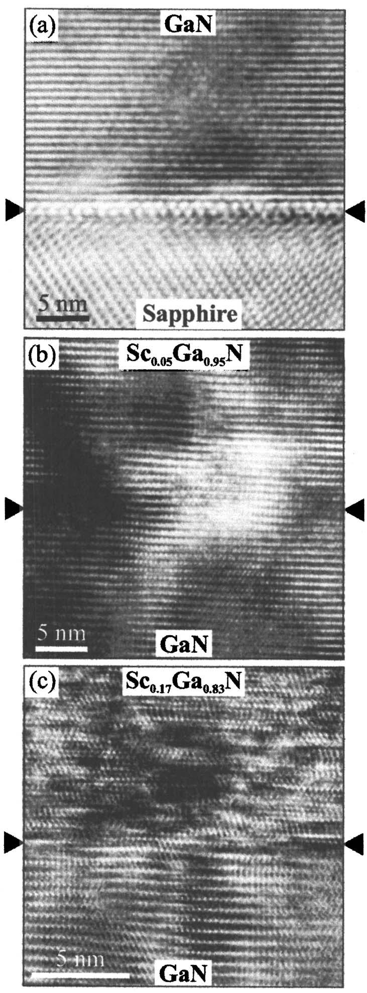 123501-2 Constantin et al. J. Appl. Phys. 98, 123501 2005 FIG. 1. 2 m 2 m AFM images of Sc x Ga 1 x N/GaN/sapphire 0001 with a x=5%, and b x=17%.