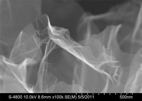 The SEM image for sample RGO comes from the technical data sheet of the sample.