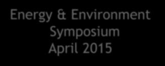 Environment Symposium