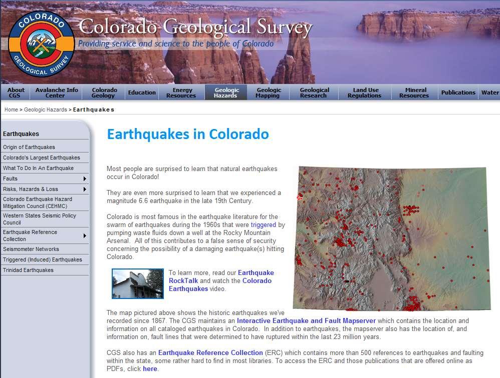 Colorado Geology Survey Review