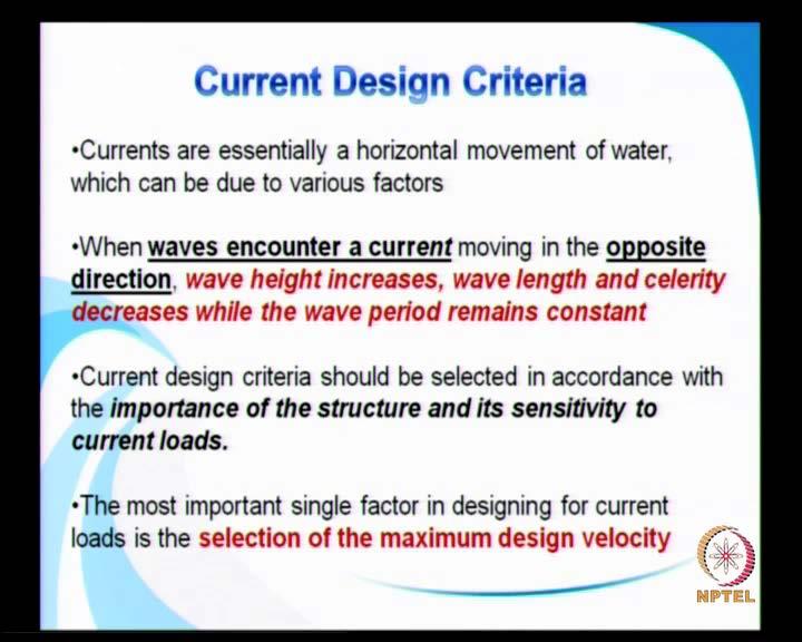 (Refer Slide Time: 16:23) Now, having seen the waves and the action of waves as well as the forces on the structures, wave forces on the structures, we also need to have some information about the