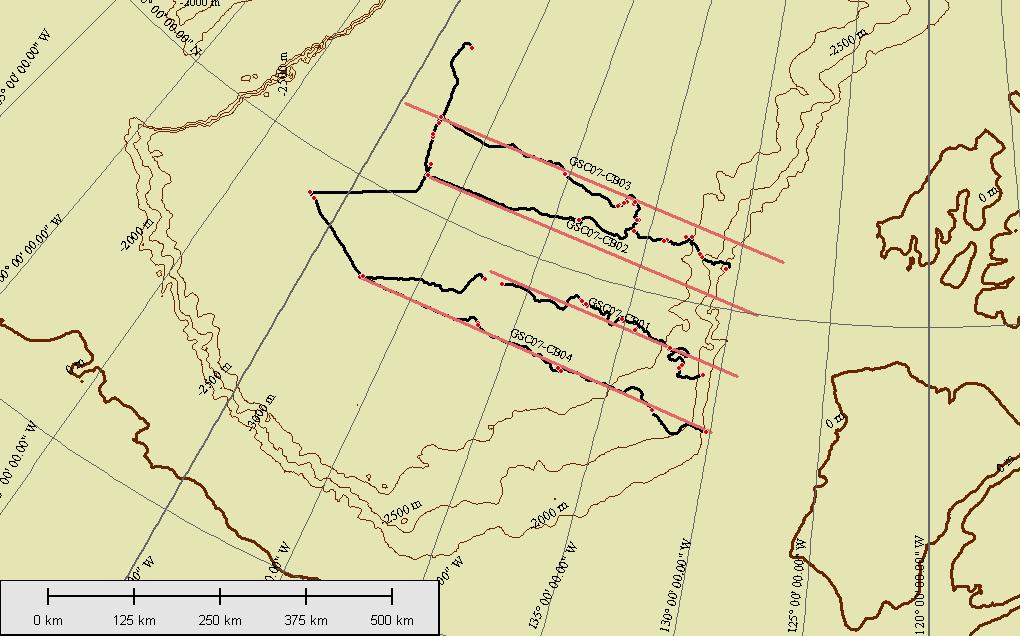 2007 Seismic Survey Plan - achieved Alaska Greenland