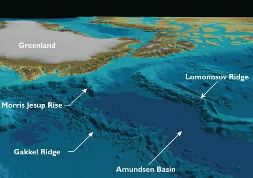 Eastern Arctic: Natural prolongation of submarine ridges/elevations Collaboration with Denmark MOU with Denmark (June 2005) for joint surveying in area north of Greenland / Ellesmere