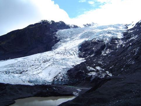 Icelandic outlet glacier Olafur