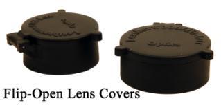 The larger one is for the front Objective. The smaller one is for the E.P. for the rear lens.