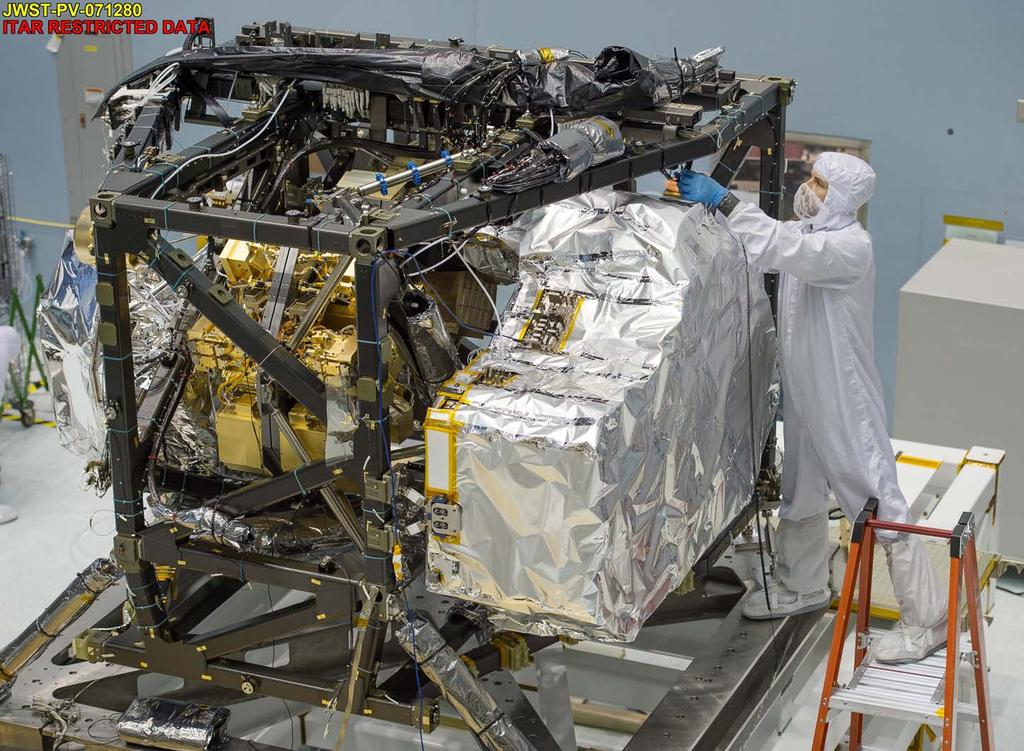 Instrument module at 100% integraoon in preparaoon for CV- 3 test ISIM Prime: April 2015