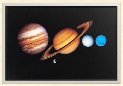 Mars = pin, 23 meters Jupiter = marble, 78 meters Pluto = tiny grain,