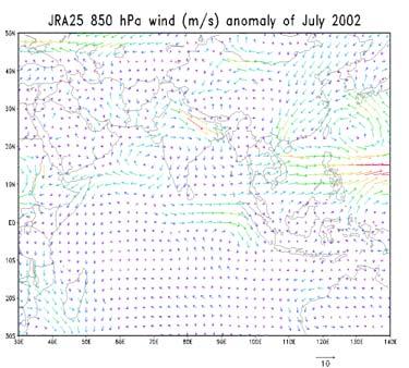 year depending on the synoptic conditions in