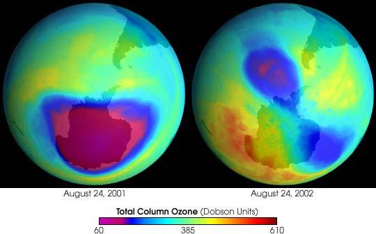 The Earth s ozone layer The