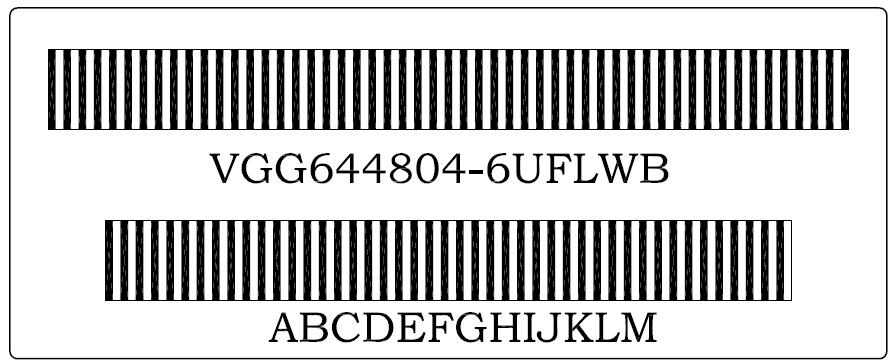 PT644857B-TLMWD-EMR04 SPEC SAMPLE 26 17.Definition of Labels The bar code nameplate is pasted on each module as illustration, and its definitions are as following explanation.