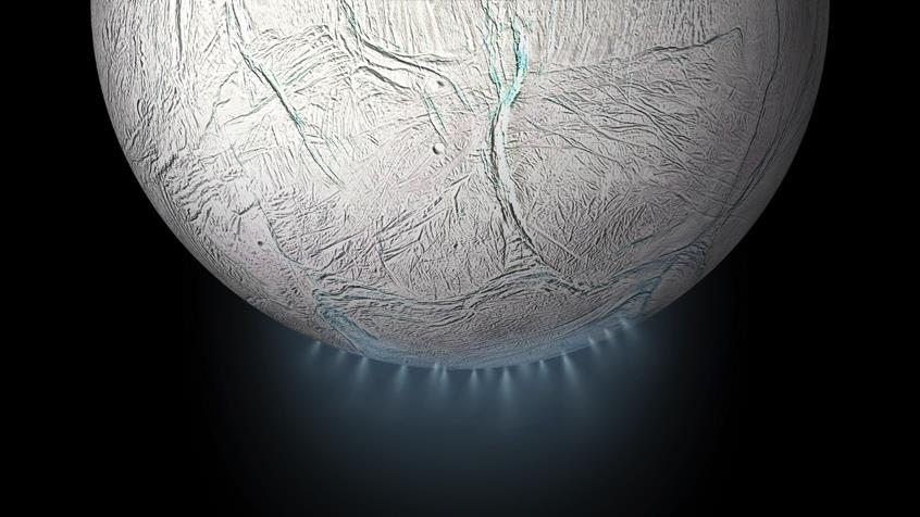 geysers on Enceladus Hydrocarbon lakes