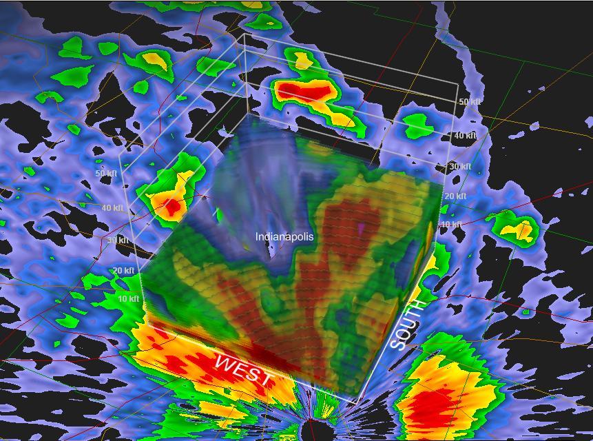 U.S. radar-image on 22 June 2012