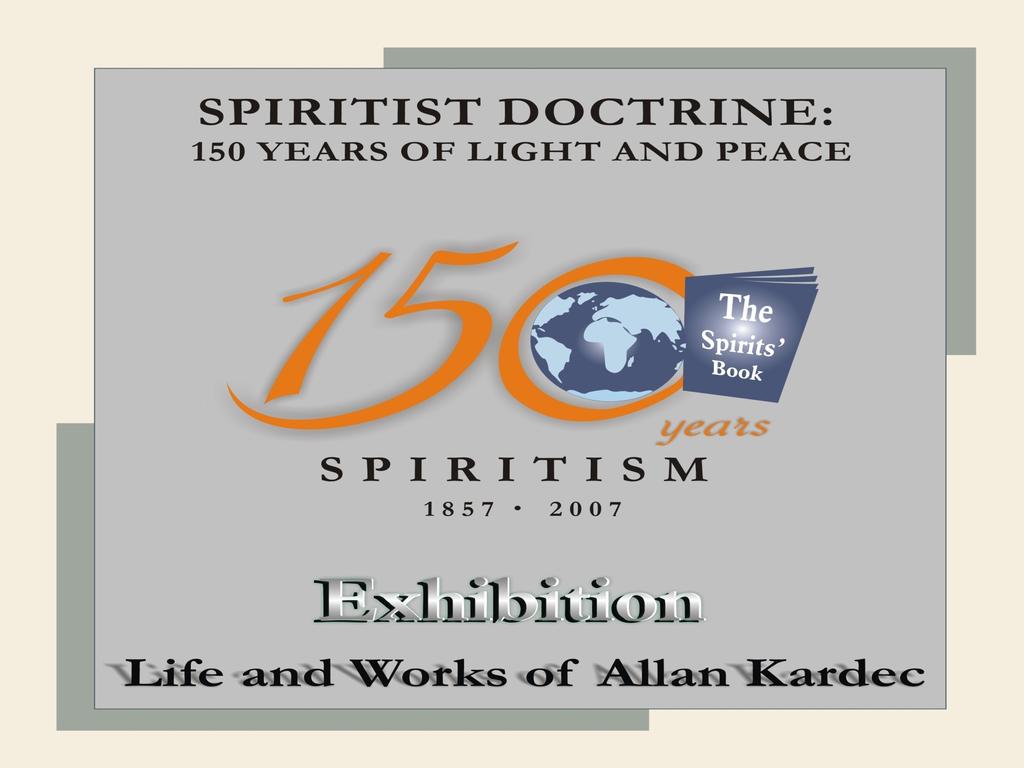 1857 The Spirits Book 1858 - La Revue Spirite