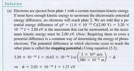 an electron from